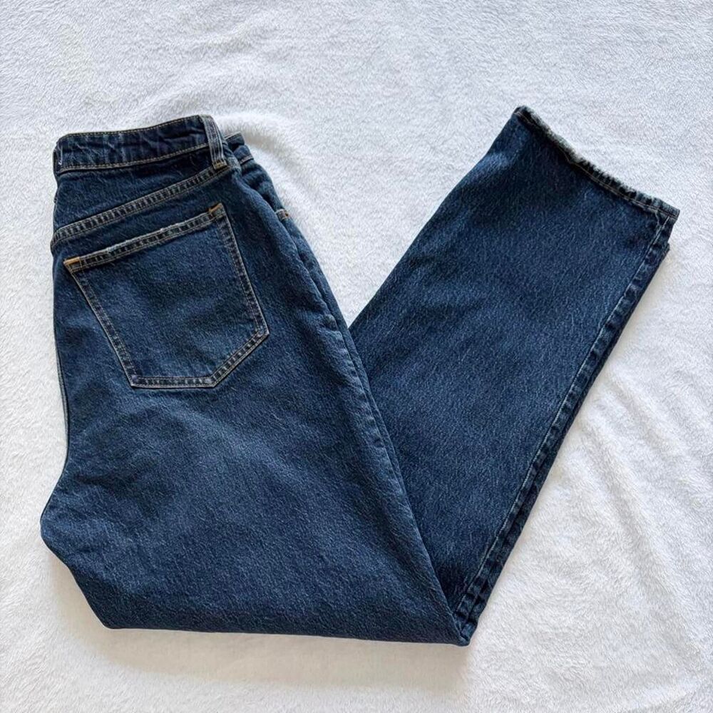 Abercrombie & Fitch Vintage Straight High Rise Jean Women's 10L Dark Wash Casual